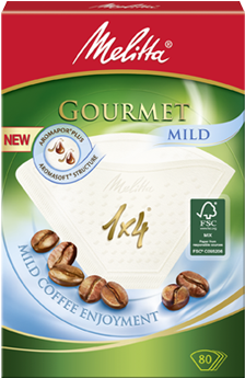 Melitta Gourmet® Mild Coffee Filters - Melitta Filterbags 1 X 4 Gourmet Mild Pack Of 80 (500x420)