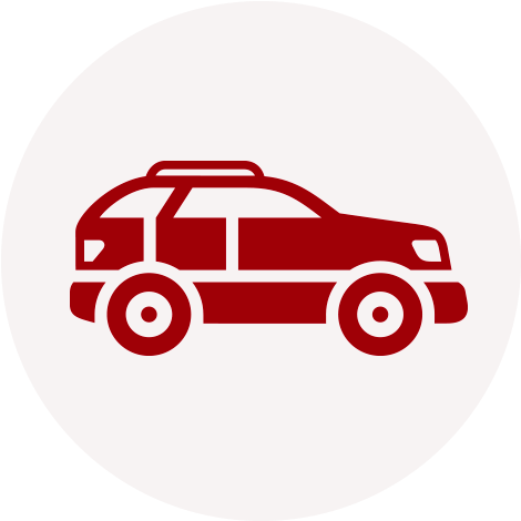 Come To Us By Land - Road Trip Icon Transparent (500x500)