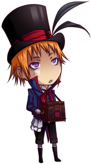 [london Bridge Is Falling Down] - Drocell Chibi (400x566)