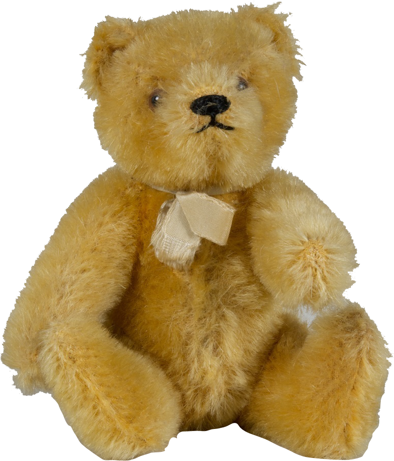 Early Golden Mohair Small Steiff Teddy Bear - Teddy Bear Transparent Background (906x906)