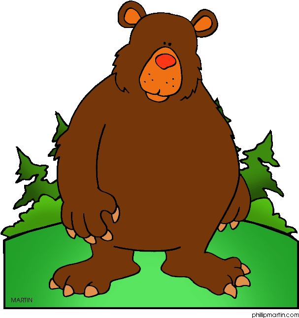 Forest Clipart Woods - Bear Is Sleeping Song (648x667)