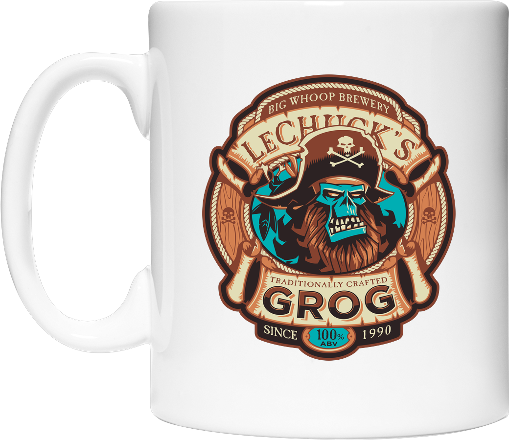 Nemons Le Chuck's Grog Sonstiges Coffee - T Shirt Grog Lechuck (1044x1044)