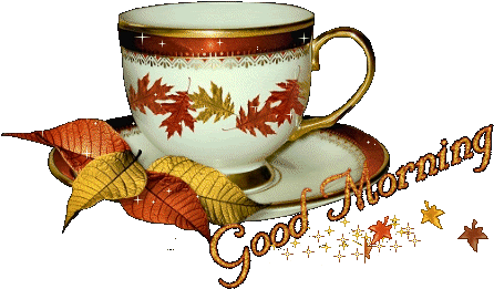 Coffee Sticker - Hindi Good Morning Gif (449x272)