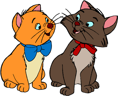 Kitten Clipart Berlioz - Aristocats Berlioz And Toulouse (482x395)
