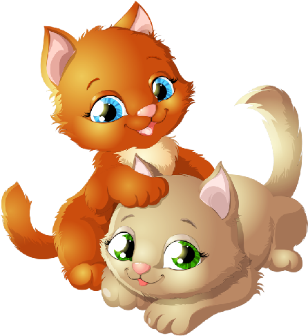 Cartoon Kittens Wallpapers Selection By Christina Nomewood - Kätzchen Clipart (500x500)