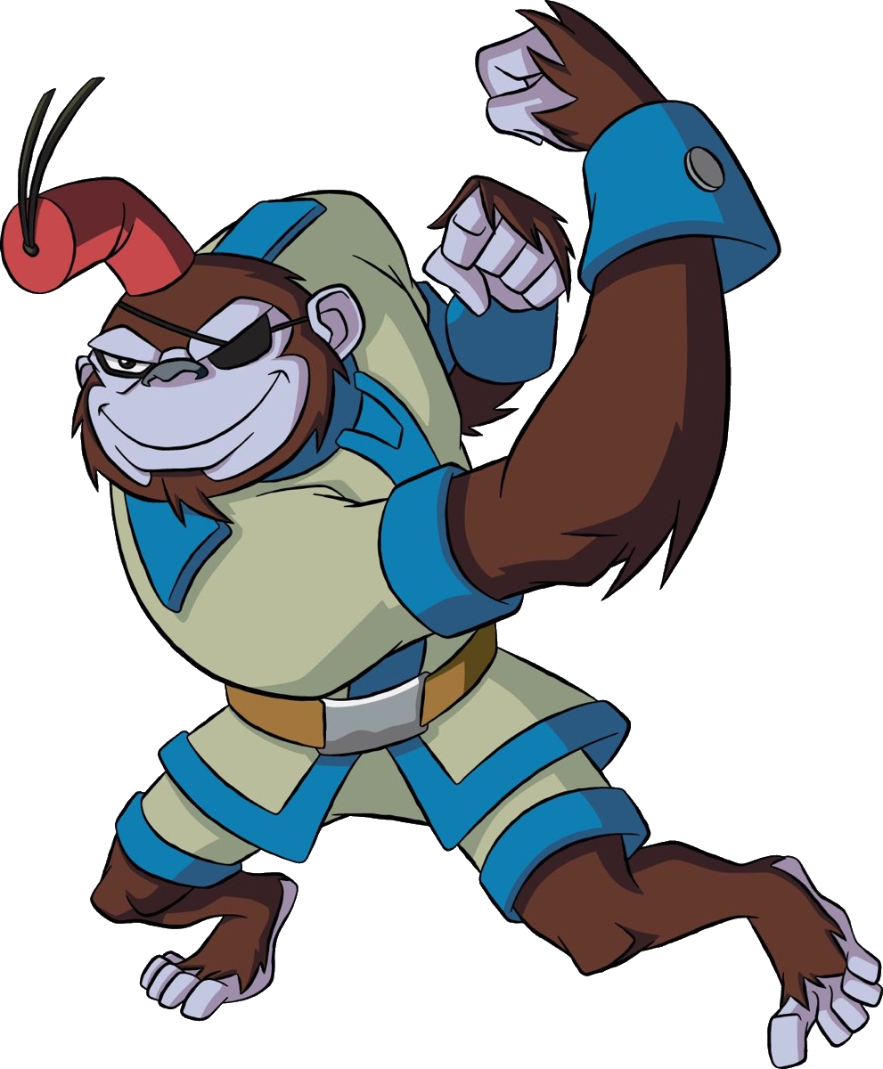 He Is An Intelligent Chimpanzee Who Can Speak His Mind - Cartoon Network Generator Rex (991x1200)