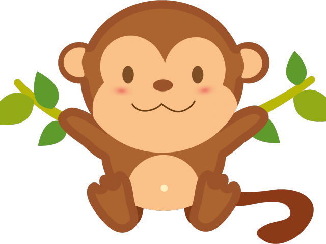 Ape Clipart Transparent Background - Monkey Clipart (640x480)