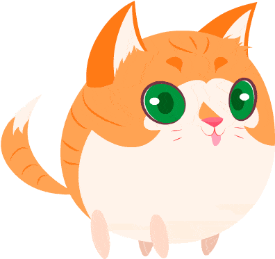 Animated Gif Animation, Kitty, Free Download Kitten, - Cartoon (463x384)