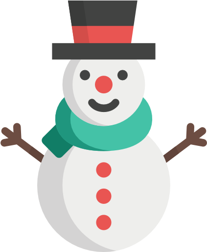 Snowman Free Icon - Muñeco De Nieve Icono (512x512)