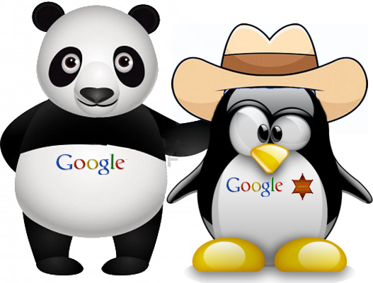 The Search Secret Police - Seo Penguin And Panda (527x400)