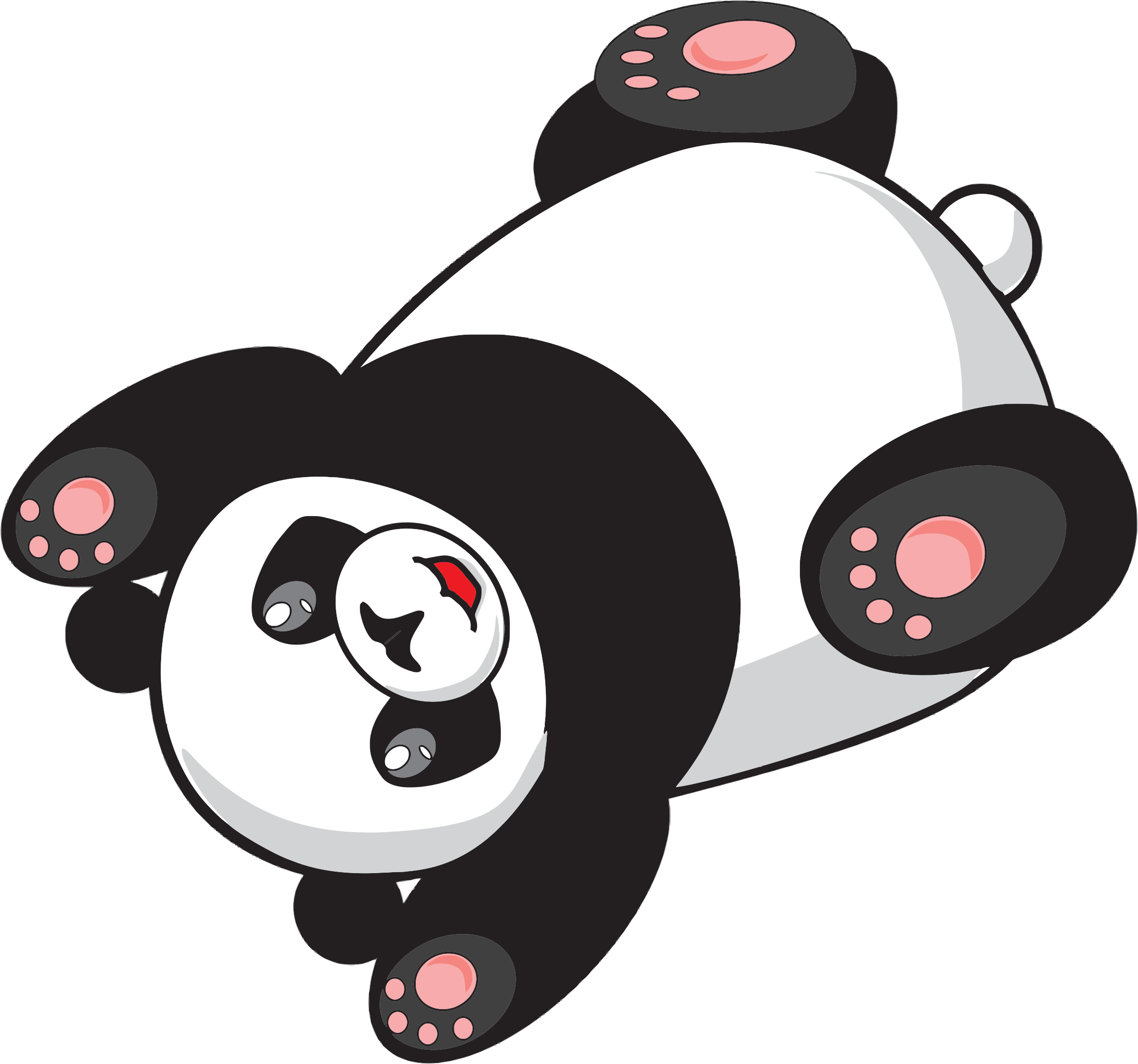 Panda, Hand Painted Panda, Cartoon Panda, Panda Avatar - Panda Cartoon Png (2302x2152)