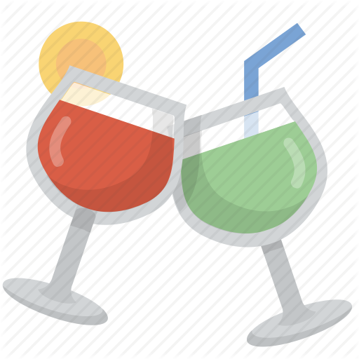 Cocktail Clipart Cheer - Drinks Party Icons (512x512)