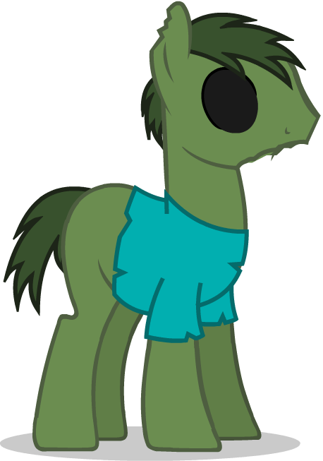 Minecraft Zombie Ponified By Omentallic - Minecraft Zombie Pony (458x653)