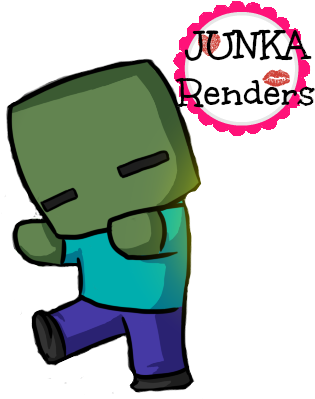 Render-minecraft By Myrulesintheworld - Zombies Animados De Minecraft (397x440)