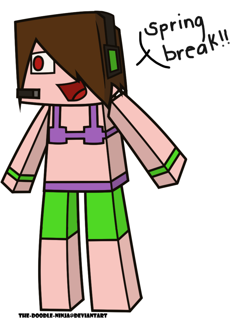 Drawn Ninja Minecraft - Minecraft (898x1103)