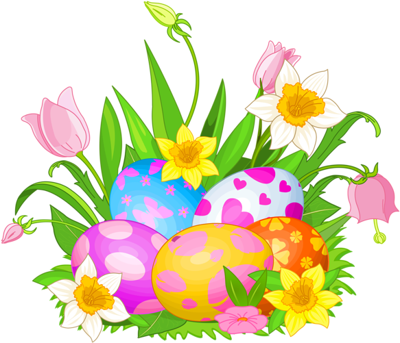 Easter Decorations Clipart - Easter Clip Art Free (600x527)