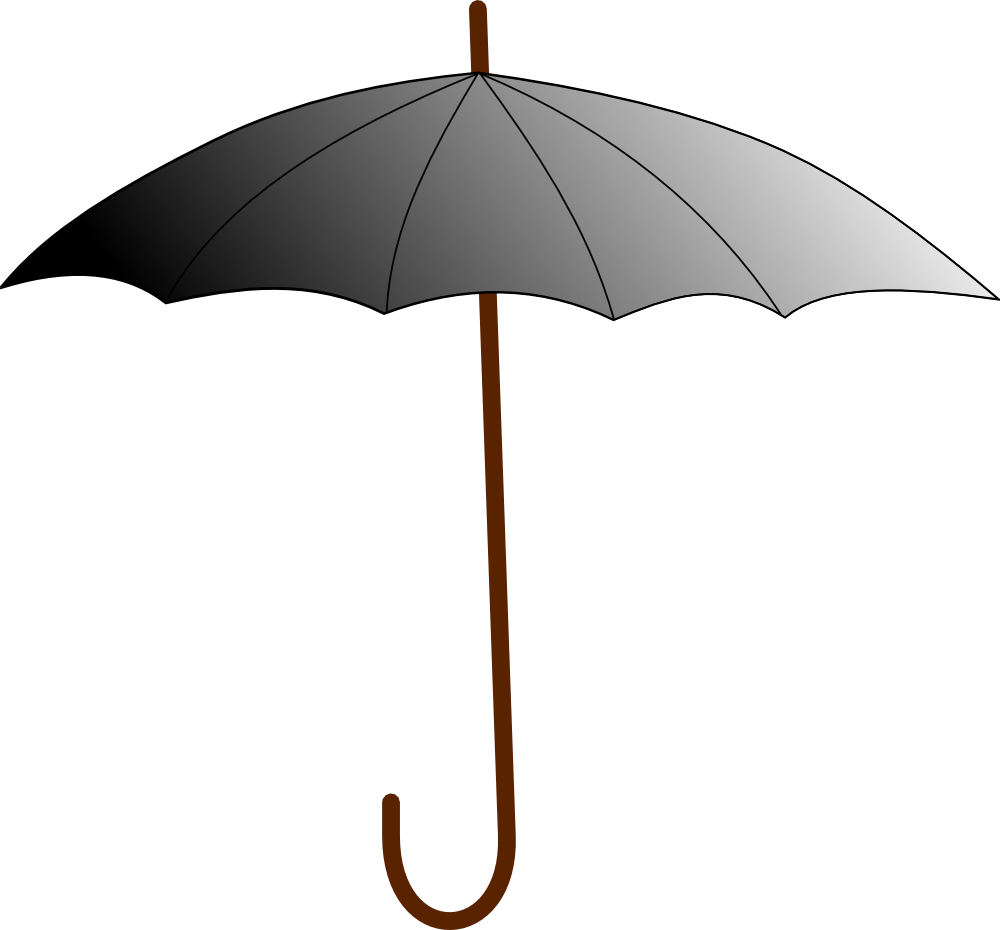 Flag This Clip Art As Inappropriate Or Undesirable - Umbrella Clip Art (1000x930)
