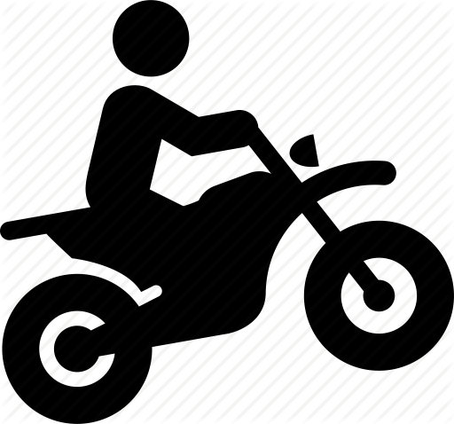 Motorcycle Clipart Icon - Motorcycle Icon Png (512x478)