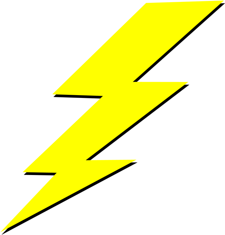 Lightning Bolt Clip Art At Clipart Library - Mefjus Blitz (800x800)