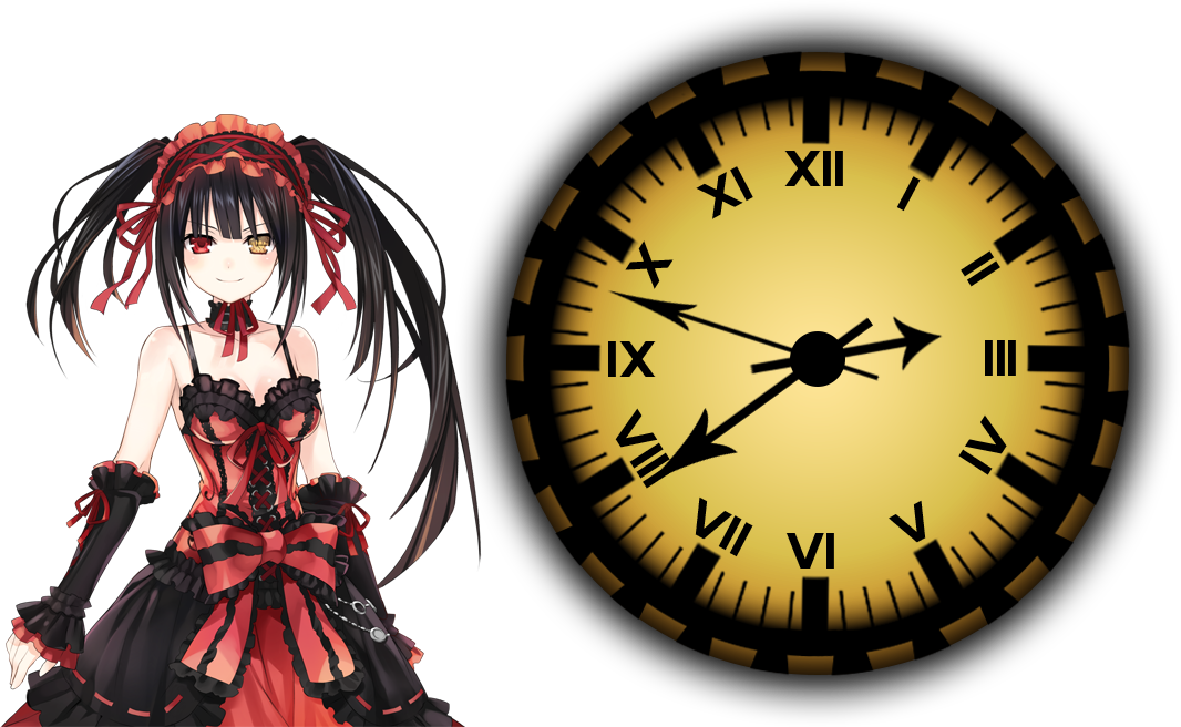Tokisaki Kurumi Clock Xwidget By Adiim On Deviantart - Date A Live Cosplay ...