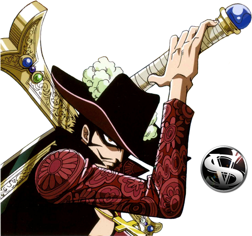 Anime Achtergrond Called *dracule Mihawk - One Piece Mihawk Render (529x482)