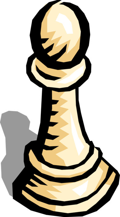 Vector Illustration Of Pawn Weakest, Most Numerous - Vector Illustration Of Pawn Weakest, Most Numerous (388x700)