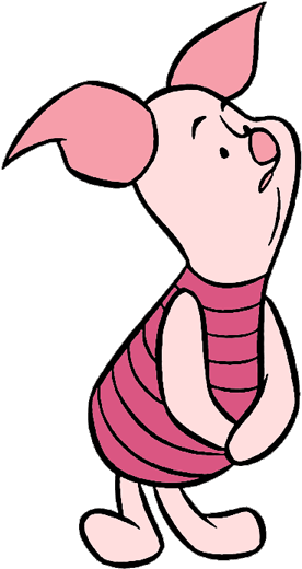 Piglet - Winnie The Pooh Piglet Worried (300x533)