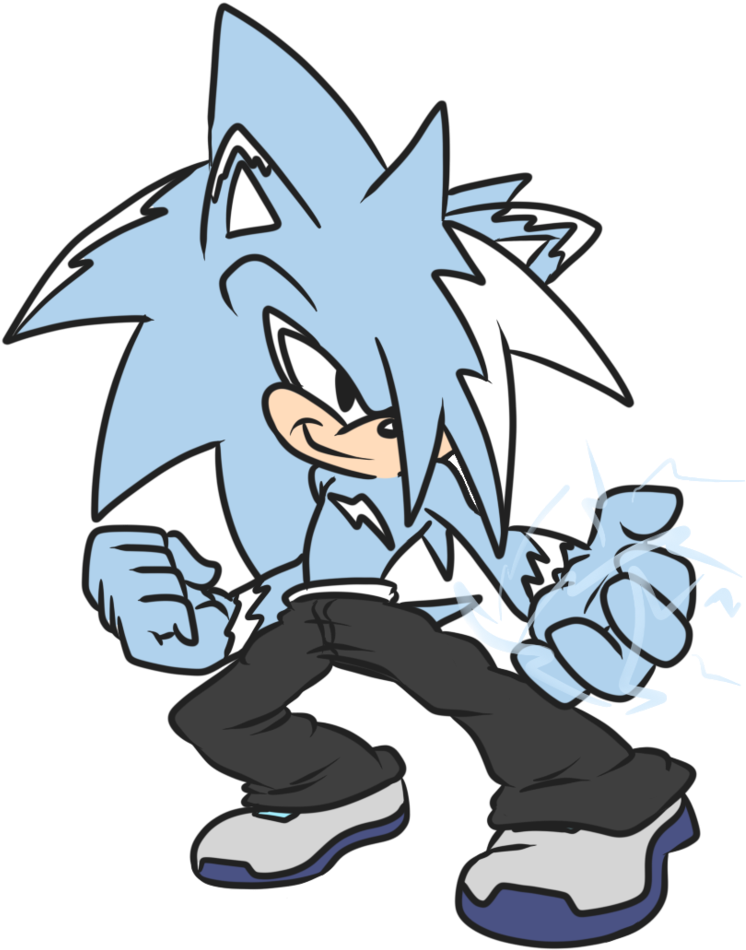 Blue Lightningbolt [abilities] By Gkvalhalla - Cartoon (808x988)