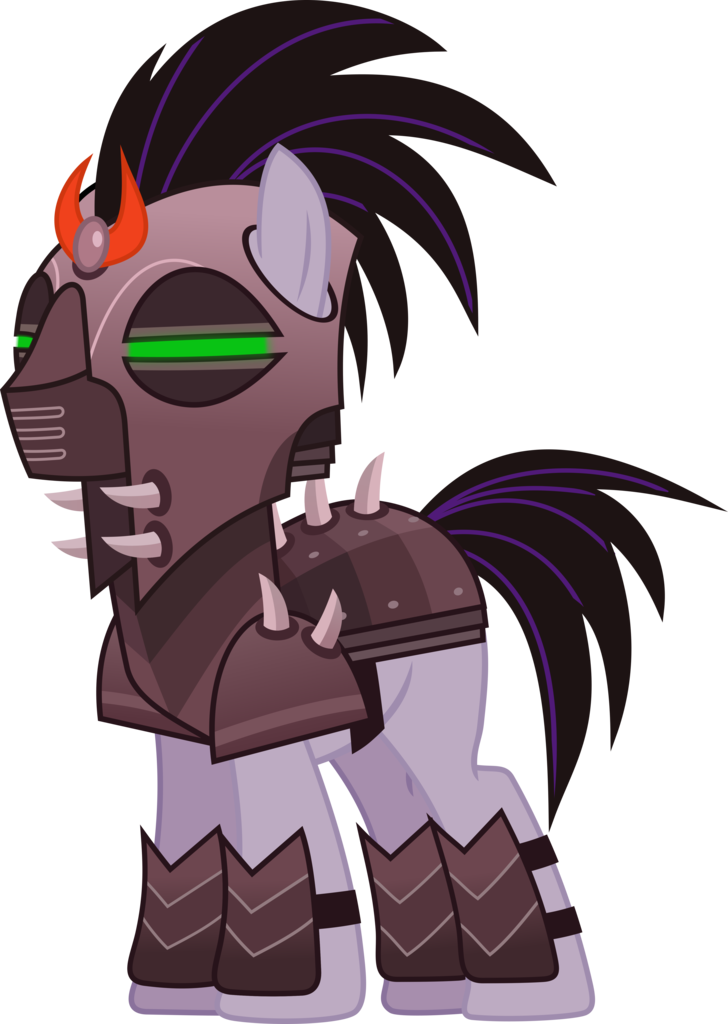 Absurd Res, Alternate Timeline, Armor, Artist - Mlp King Sombra Army (728x1024)