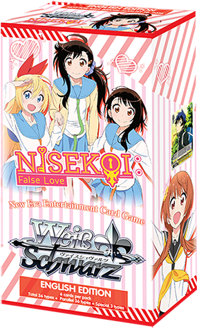 Here's A Look At Some Of The Awesome New Board Games, - Weiss Schwarz - Nisekoi: - False Love - Extra Booster (350x528)