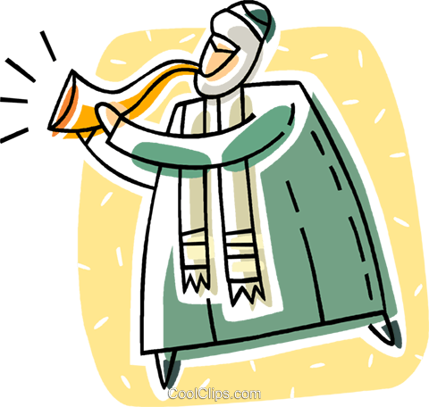 Person Blowing A Horn Royalty Free Vector Clip Art - Person Blowing A Horn Royalty Free Vector Clip Art (752x700)