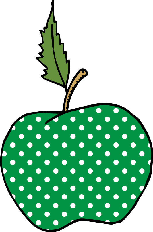 Clip Art School, Tes, Apples, Fruit, School, Green, - Clip Art Images Vegetables And Fruit (533x806)