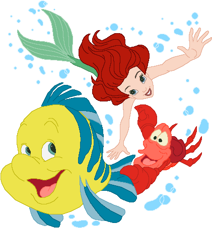 Free Mermaid Clipart Free Images 2 - Clip Art Little Mermaid (432x455)