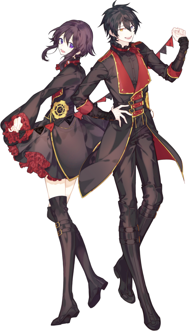 Anime Couple - Matching Outfits Anime (658x1149)