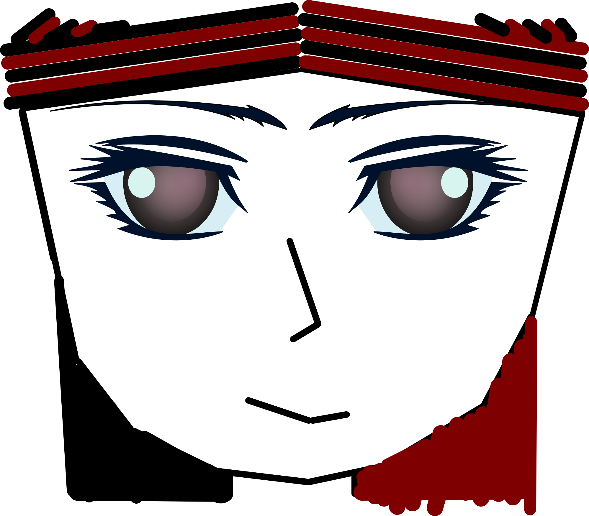 This Free Icons Png Design Of Anime Girl2 - Manga Eyes (1996x1750)