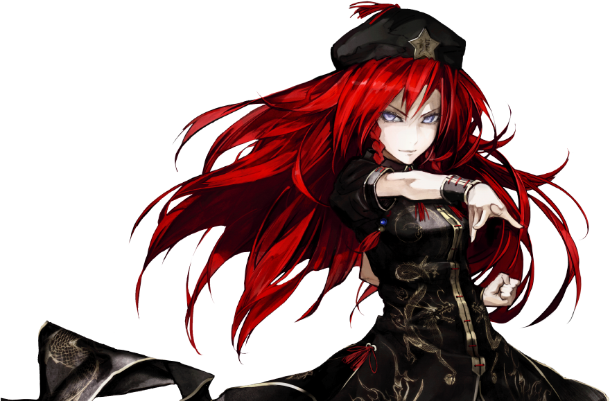 Image - Anime Red Hair Girl Render (1200x600)