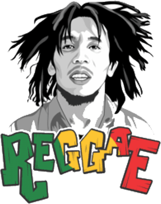Bob Marley Reggae - Bob Marley (400x506)