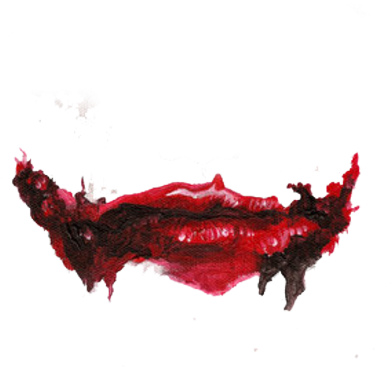 Lips Clipart Joker - So Serious (390x400)