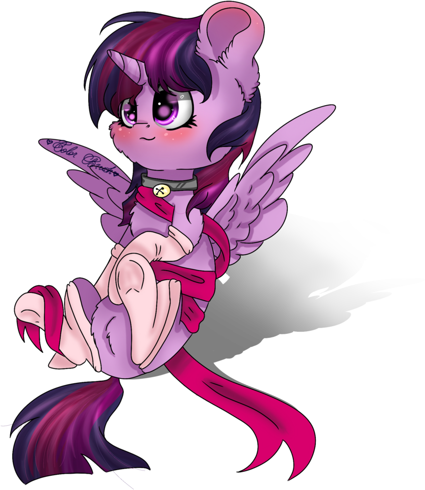 Colorbrush, Bell, Bell Collar, Blushing, Clothes, Collar, - Fairy (1024x1024)