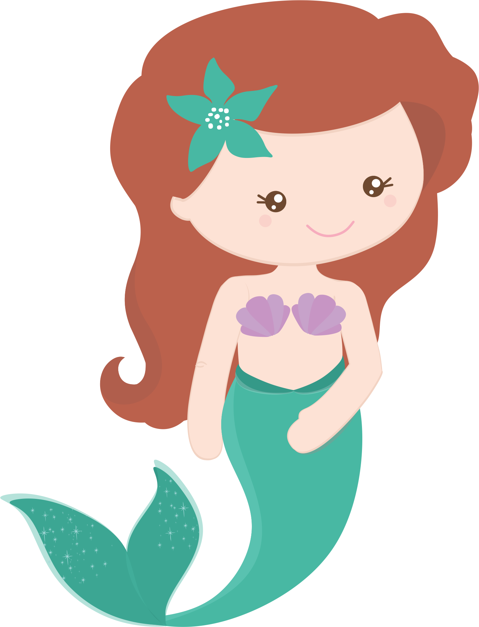 Mermaid Clipart - Clipartfest - Illustration (1531x2001)