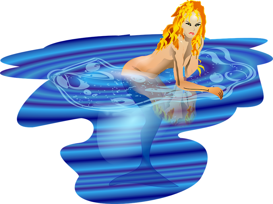 Sexy Mermaid Cliparts 4, Buy Clip Art - Bathing (960x718)