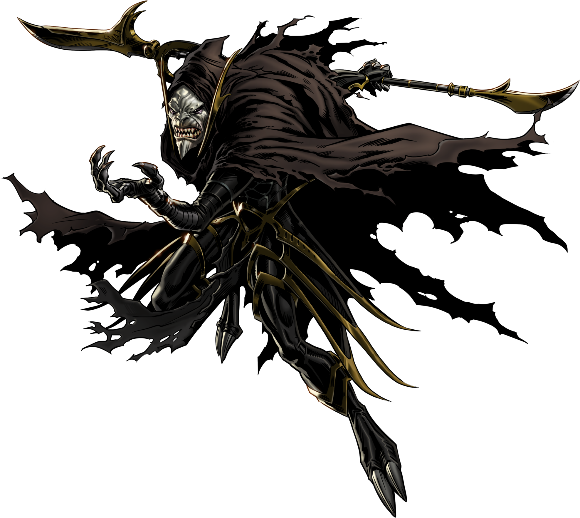 Thanos' Black Order - Avengers Alliance Corvus Glaive (2000x1783)