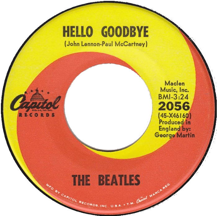 Number 1 In America '67 * The Beatles * 12/24/67 01/13/1968 - God Only Knows Beach Boys (700x697)