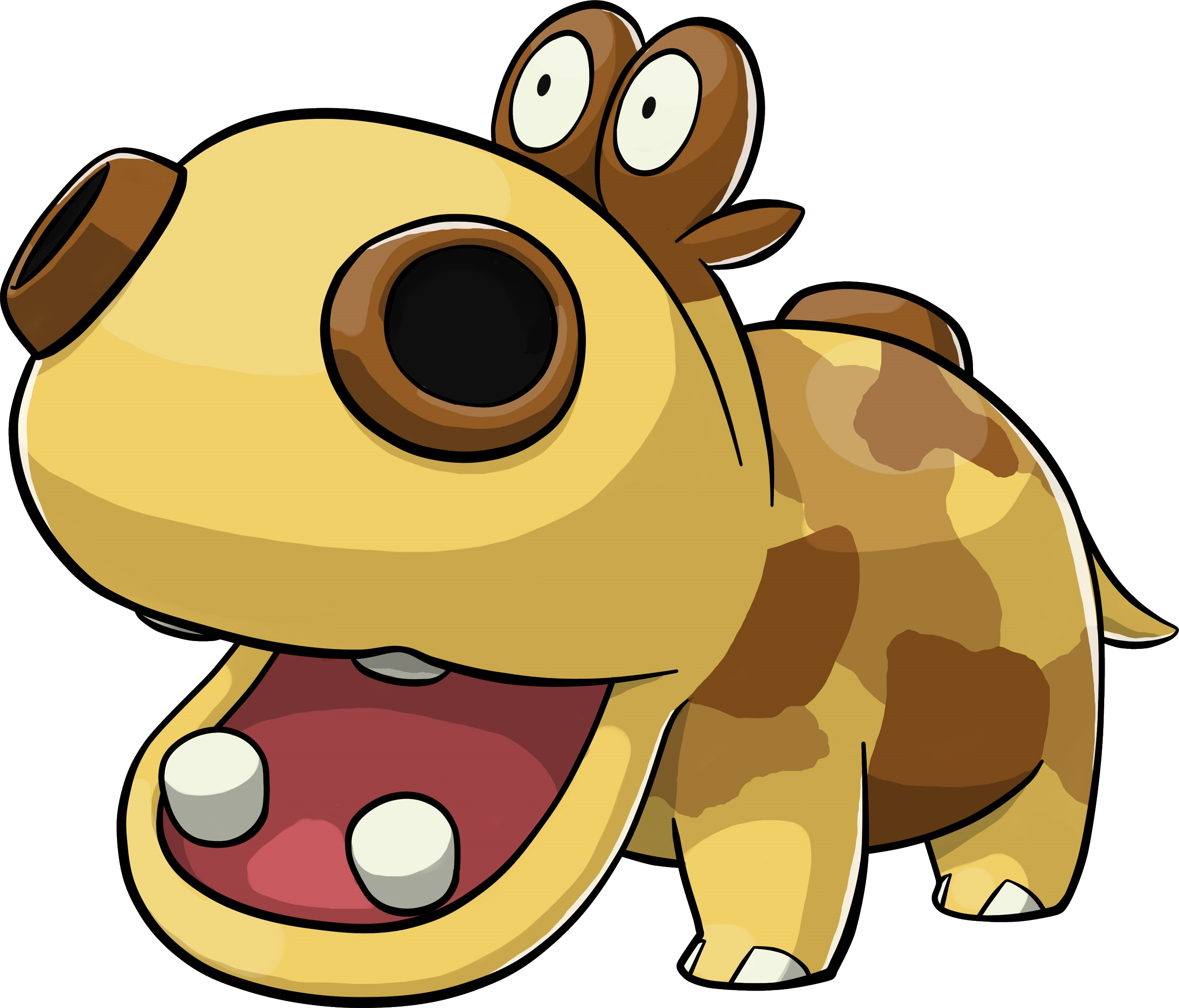 Hippopotamus Pokemon For Kids - Pokemon Hippopotas (2570x2198)