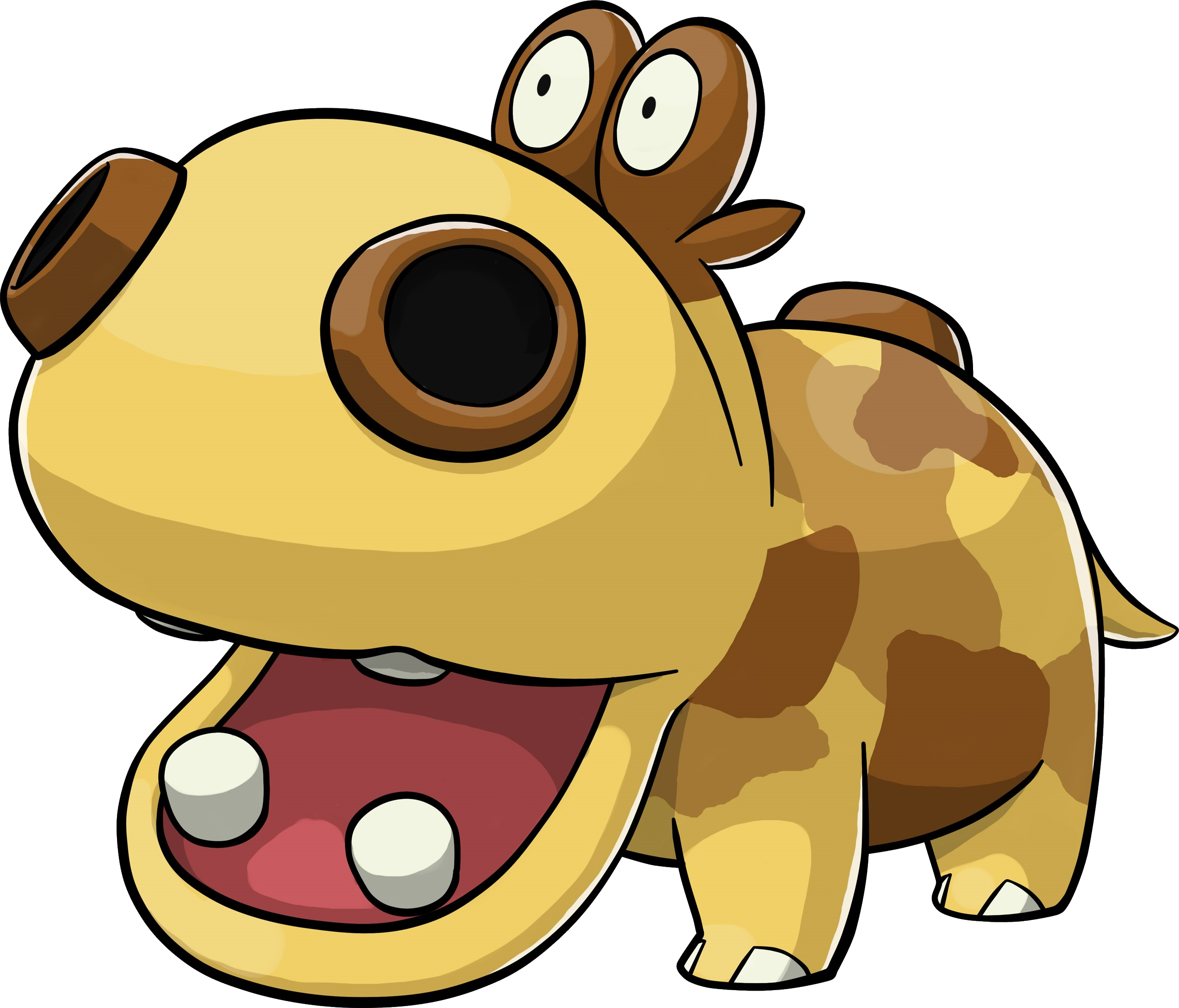 Hippopotamus Pokemon For Kids Pokemon Hippopotas 2570x2198 Png Clipart Download