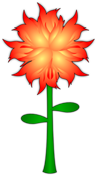 How To Set Use Fire Flower Svg Vector - Fire Flower Clip Art (330x593)