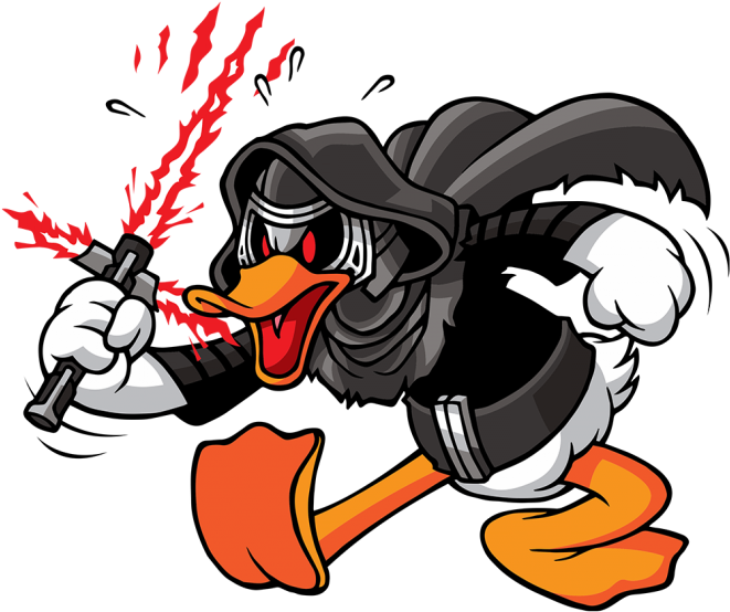 Duck Side - Cartoon (739x640)