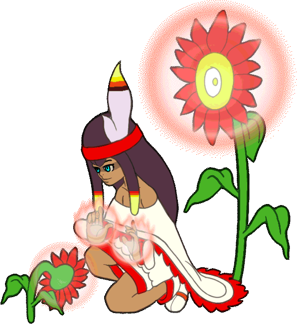 Fire Flower Nuna 2 By Drsusredfish - Cartoon (1000x1000)