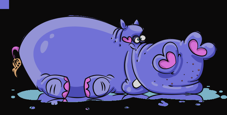 Free To Use & Public Domain Hippopotamus Clip Art Hippo - Hippopotamus (753x384)