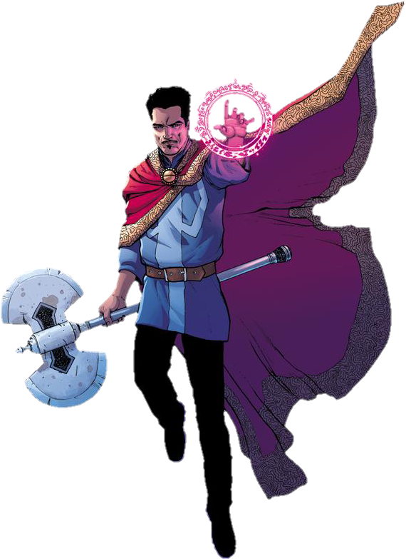 Doctor Strange Clipart Chibi - All New All Different Marvel Characters (600x910)